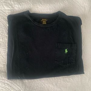 POLO Black Crew Neck Shirt